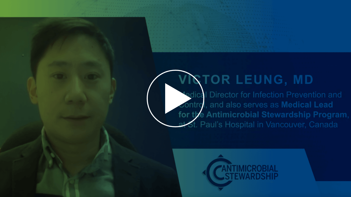 clickable video thumbnail - stylized image of Dr. Leung with biographical details - Victor Leung, MD